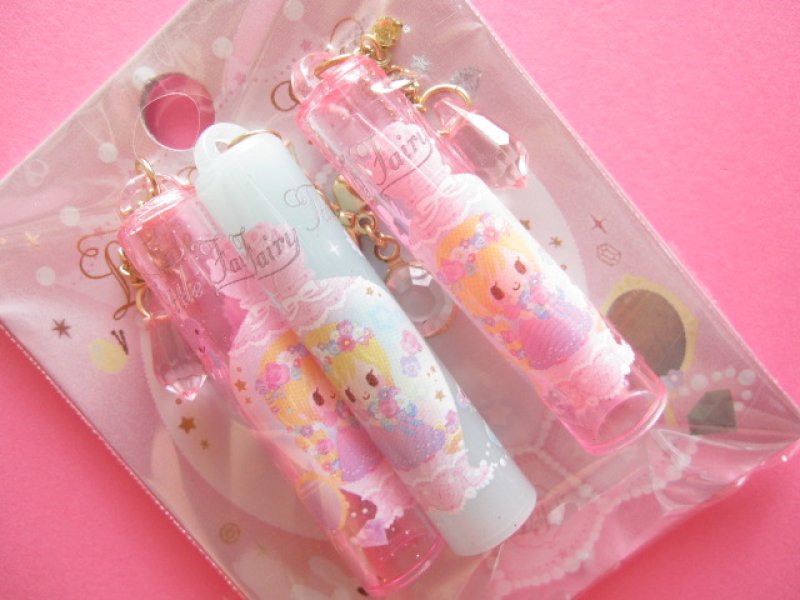 Photo1: 3 pcs Kawaii Cute Pencil Caps Set Q-lia Little Fairy Tale *Rapunzel (04543)