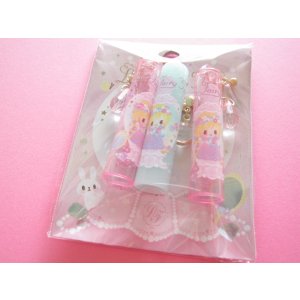 Photo: 3 pcs Kawaii Cute Pencil Caps Set Q-lia Little Fairy Tale *Rapunzel (04543)