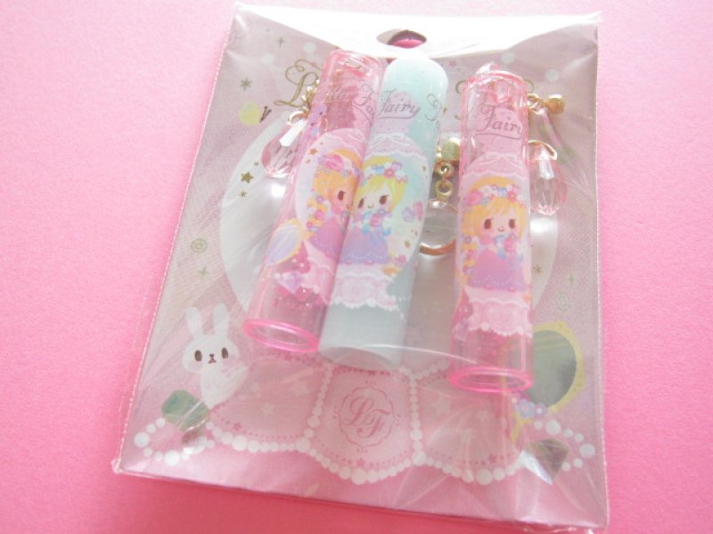 Photo1: 3 pcs Kawaii Cute Pencil Caps Set Q-lia Little Fairy Tale *Rapunzel (04543) (1)