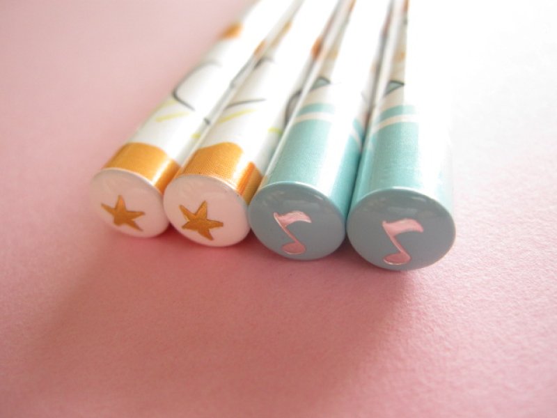 Photo3: 4 pcs Kawaii Cute Wooden Pencils Set Sanrio *Gudetama