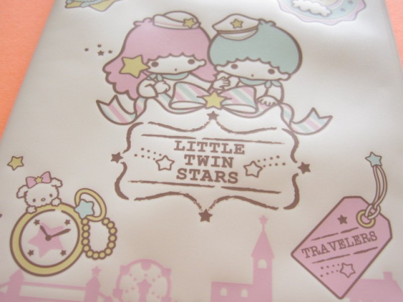 Photo1: Kawaii Cute Passport Case Sanrio Original *Little Twin Stars (68401-5)