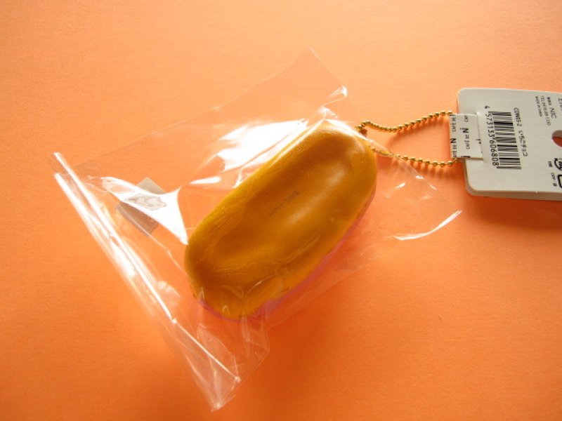 Photo3: Cafe de N Squishy Keychain Charm Nic *Eclair Strawberry Chocolate (CDN05-2)