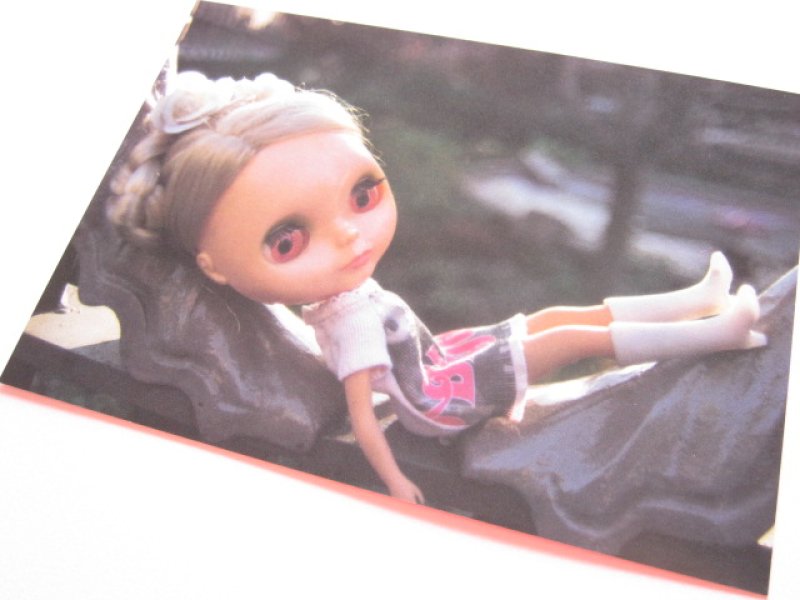 Photo1: Cute Blythe Doll Postcard *White boots (1)