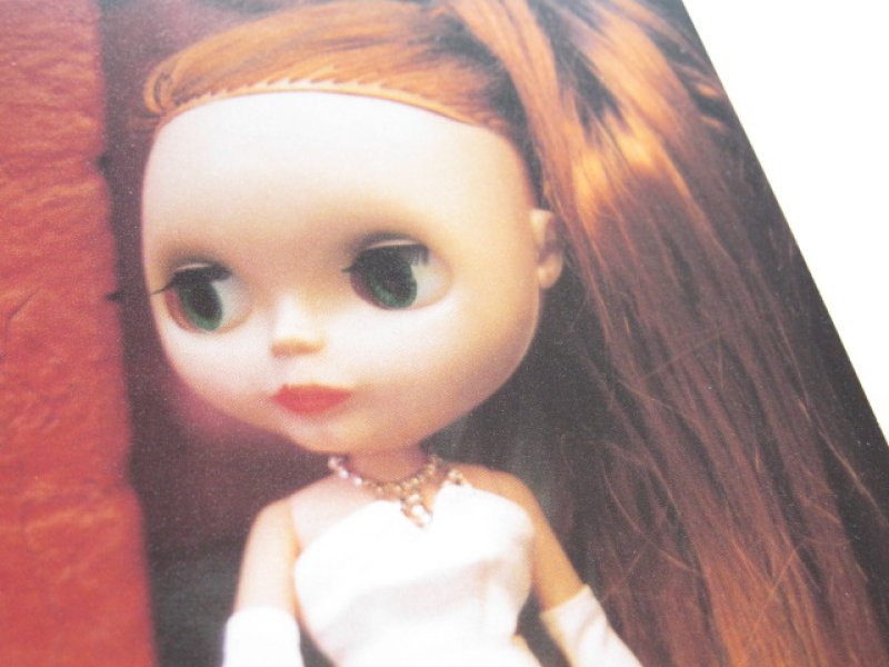Photo1: Cute Blythe Doll Postcard *White dress