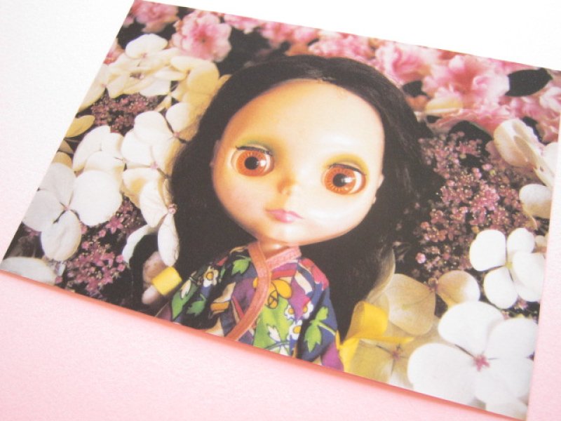 Photo1: Cute Blythe Doll Postcard *Flowers (1)
