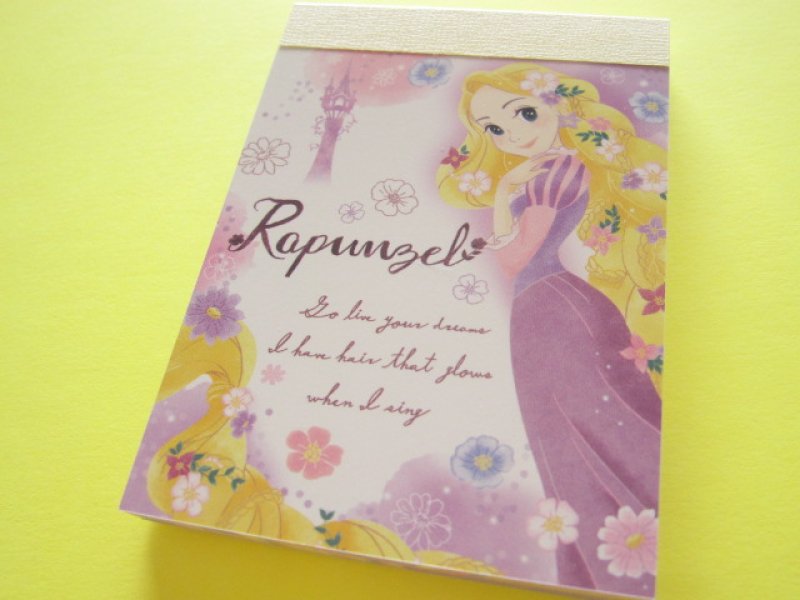 Photo1: Cute Mini Memo Pad Disney *Rapunzel (47447)  (1)