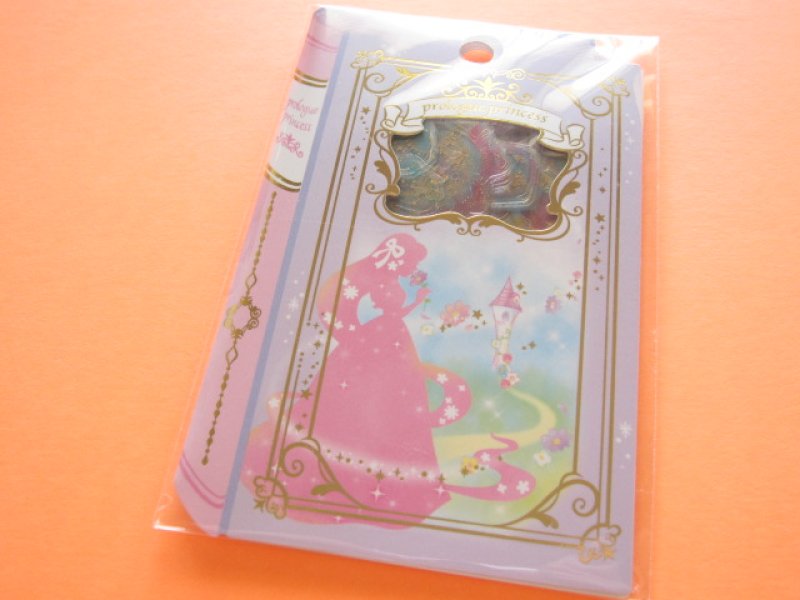 Photo1: Kawaii Cute Sticker Flakes Sack Prologue Princess Q-LiA *Rapunzel (21020) (1)