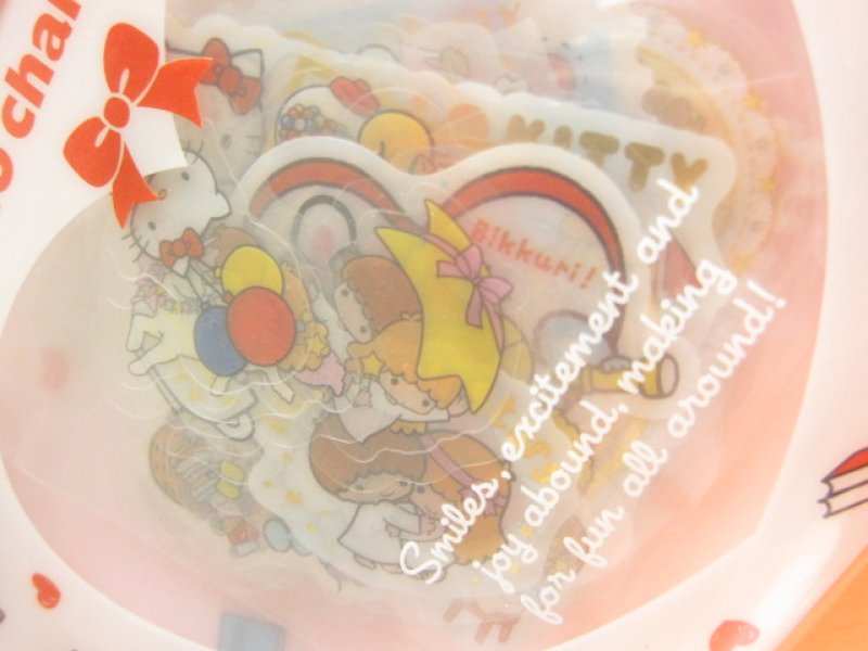 Photo1: Kawaii Cute Sticker Flakes Sack Sanrio Original *Sanrio Characters (59888-7)