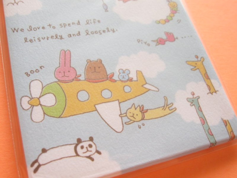 Photo2: Kawaii Cute Mini Envelopes Set Mind Wave *Yuru Animals (37876)