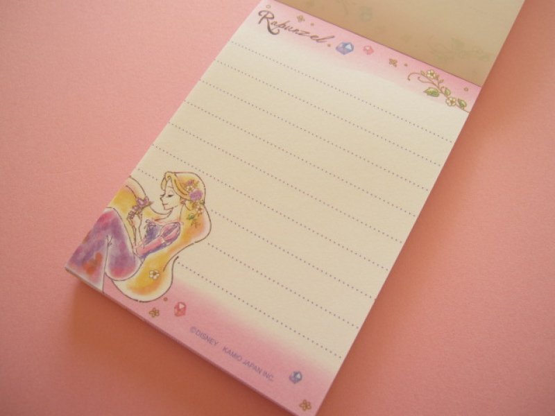Photo1: Cute Mini Memo Pad Disney *Rapunzel (48307) 