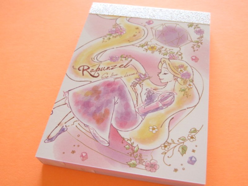 Photo1: Cute Mini Memo Pad Disney *Rapunzel (48307)  (1)