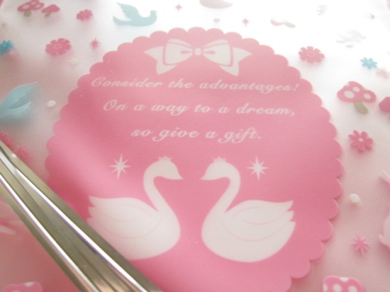 Photo2: 4pcs Kawaii Cute Cello Candy Gift Bags Set *Bird (OCA-2143)