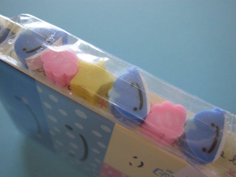 Photo1: Kawaii Cute Patapata Mini Memo Pad Set Jinbesan San-x *Jinbesan Face (MW40201)