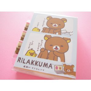 Photo: Kawaii Cute Patapata Mini Memo Pad Set Rilakkuma San-x *リラックマはきぐるみなんです (MW39101)