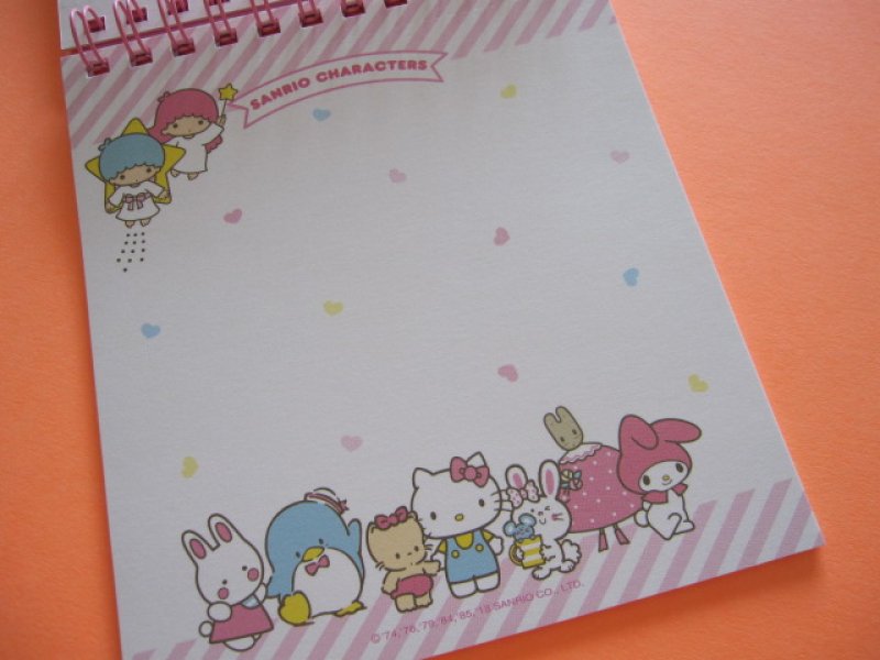 Photo3: Kawaii Cute Spiral Medium Memo Pad & Envelopes Set Sanrio Original *Sanrio Characters (44478-2)