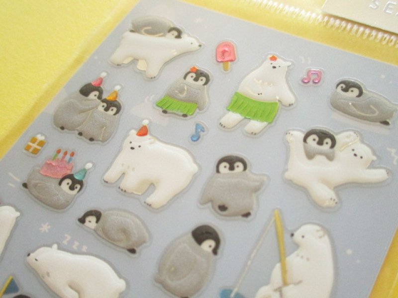 Photo3:  Kawaii Cute Pukumori Stickers Sheet  Mind Wave *Thick Friends (79222)