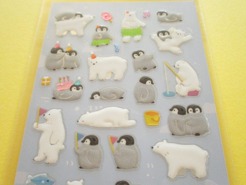 Photo1:  Kawaii Cute Pukumori Stickers Sheet  Mind Wave *Thick Friends (79222)