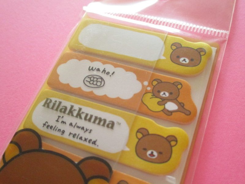 Photo1: Kawaii Cute Mini Sticky Notes San-x *Rilakkuma (MM18701)