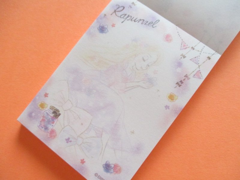 Photo1: Cute Mini Memo Pad Crux *Rapunzel (09883)