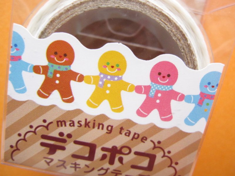 Photo1: Mini Masking Tape/Deco Tape Sticker DECOPOKO *Cookie (MDT03-21)