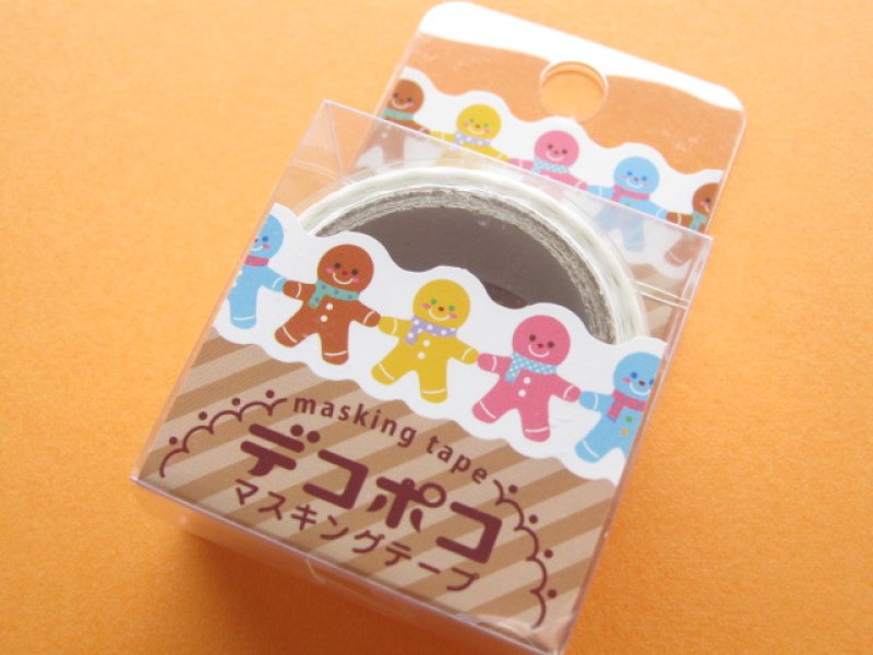 Photo1: Mini Masking Tape/Deco Tape Sticker DECOPOKO *Cookie (MDT03-21) (1)
