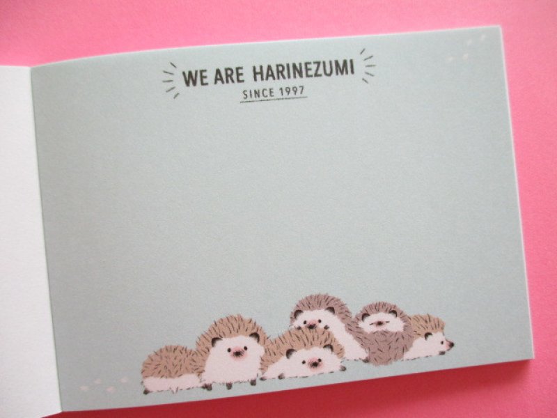 Photo2: Kawaii Cute Mini Memo Pad Q-LiA *We are Harinezumi (30210)