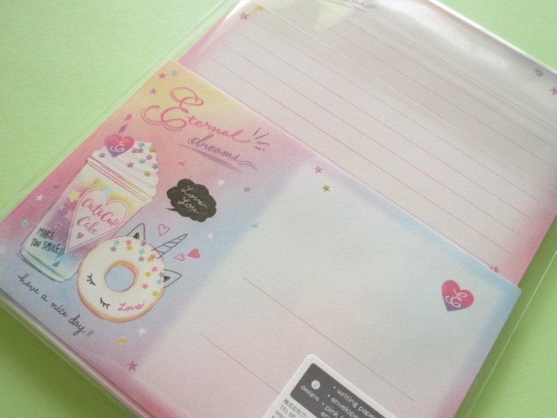 Photo3: Kawaii Cute Pinky Shine Letter Set Q-LiA *Eternal dreams (30234)