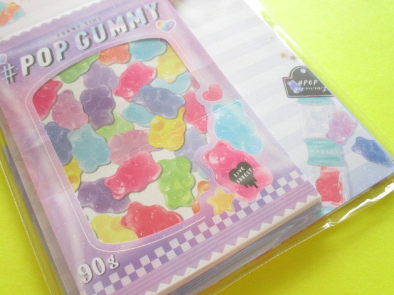 Photo2: Kawaii Cute Letter Set Crux *Pop Gummy (09112)