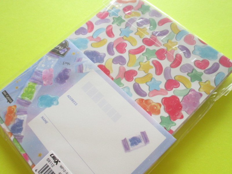 Photo3: Kawaii Cute Letter Set Crux *Pop Gummy (09112)