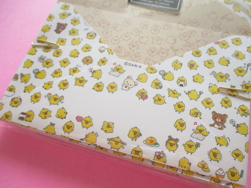 Photo2: Kawaii Cute Regular Letter Set San-x Kiiroitori  *Puchipuchi Rilakkuma (LH67301)