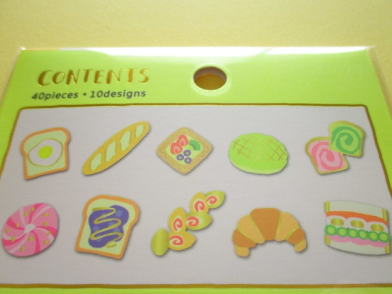 Photo2: Kawaii Cute Sticker Neon Flake Market Mind Wave *Bread Shop (79464)