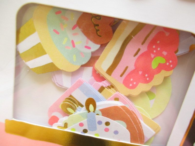 Photo1: Kawaii Cute Sticker Neon Flake Market Mind Wave *Cake Shop (79465)