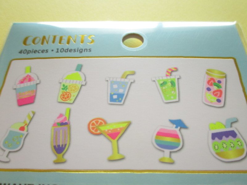 Photo2: Kawaii Cute Sticker Neon Flake Market Mind Wave *Juice Shop (79462)