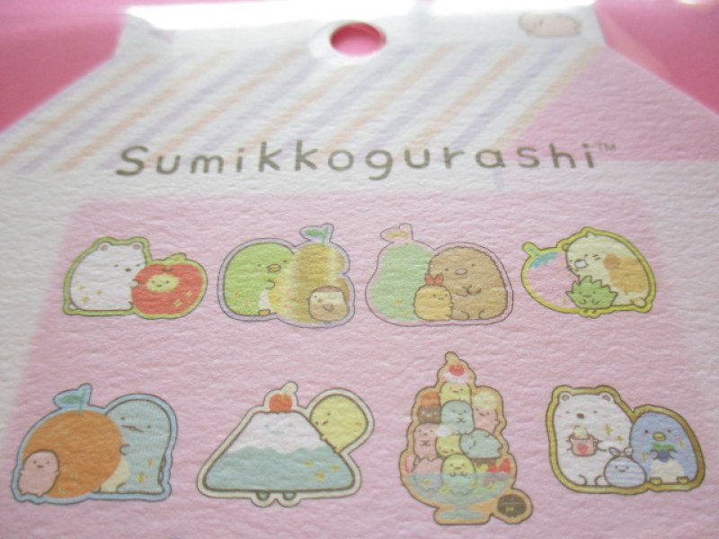 Photo2: Seal Bits Kawaii Cute Sticker Flakes Sack San-x *Sumikkogurashi (SE37906)