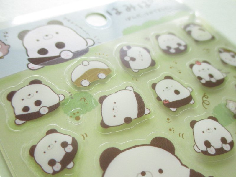 Photo3: Kawaii Cute Sticker Sheet Hamipa San-x *ぱんだ、はみでました。(SE37801)