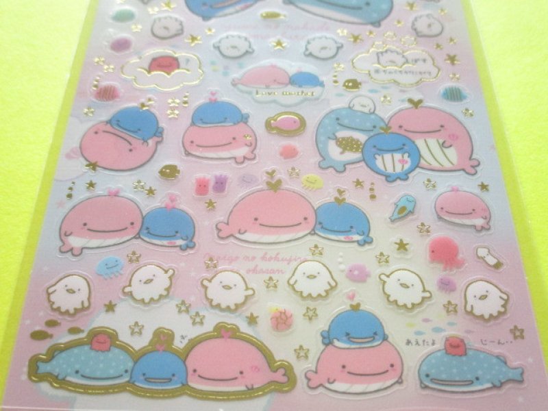 Photo2: Kawaii Cute Sticker Sheet San-x Jinbesan *Maigo no Kokujira no Yume (SE38102)