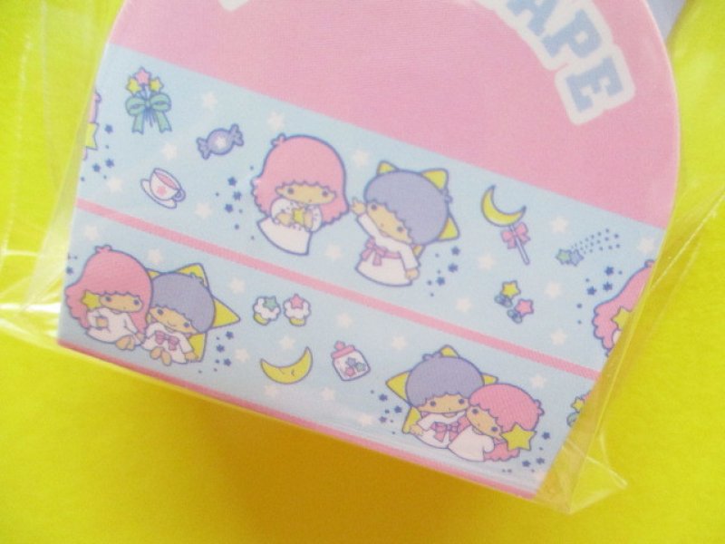 Photo1: Kawaii Cute Masking Tape/Deco Tape Sticker Sanrio Original *Little Twin Stars (16680-4)
