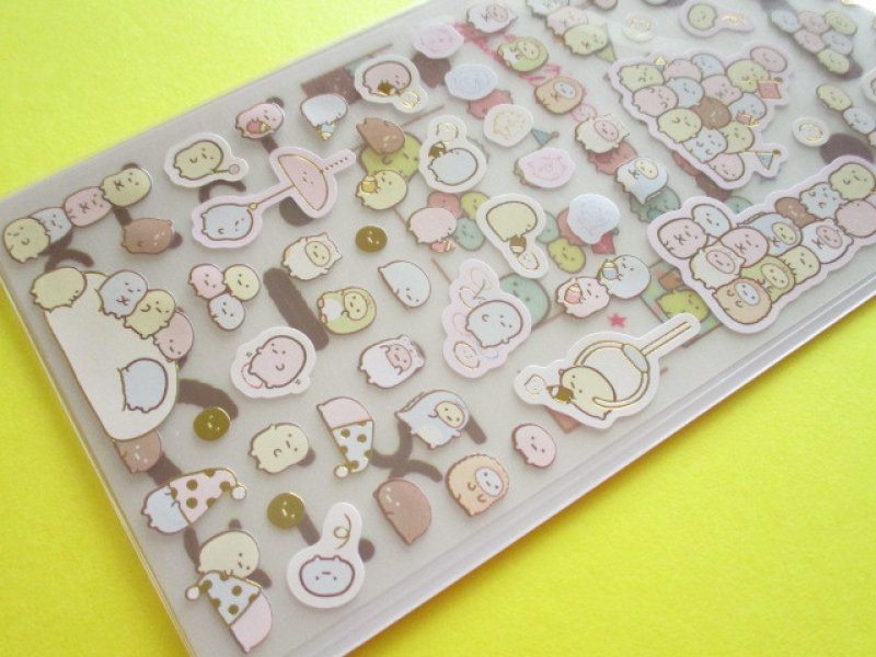 Photo2: Kawaii Cute Twin Sticker Sheets Sumikkogurashi San-x *Tapioca (SE38401)