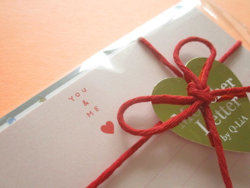 Photo1: Kawaii Cute Mon Cher Letter Set Q-LiA *Together Forever (30412)