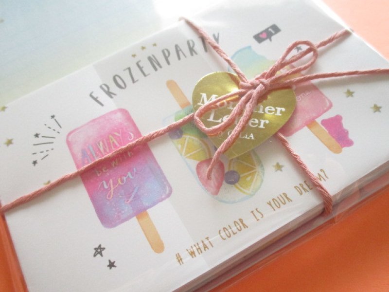 Photo2: Kawaii Cute Mon Cher Letter Set Q-LiA *Frozen Party (30413)
