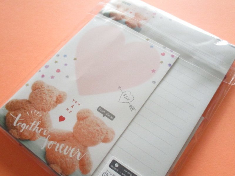 Photo3: Kawaii Cute Mon Cher Letter Set Q-LiA *Together Forever (30412)