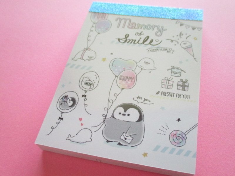 Photo1: Kawaii Cute Mini Memo Pad Q-LiA *Memory of Smile (30433) (1)