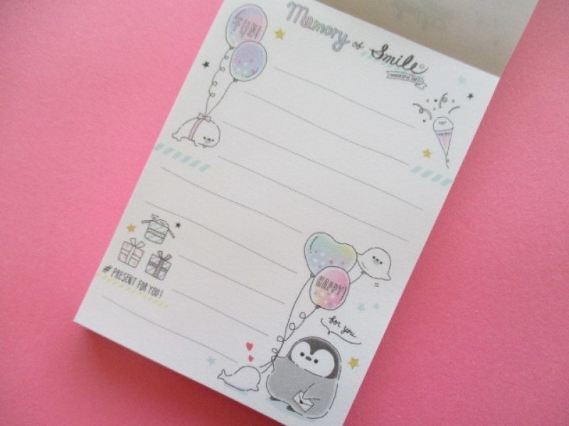 Photo1: Kawaii Cute Mini Memo Pad Q-LiA *Memory of Smile (30433)