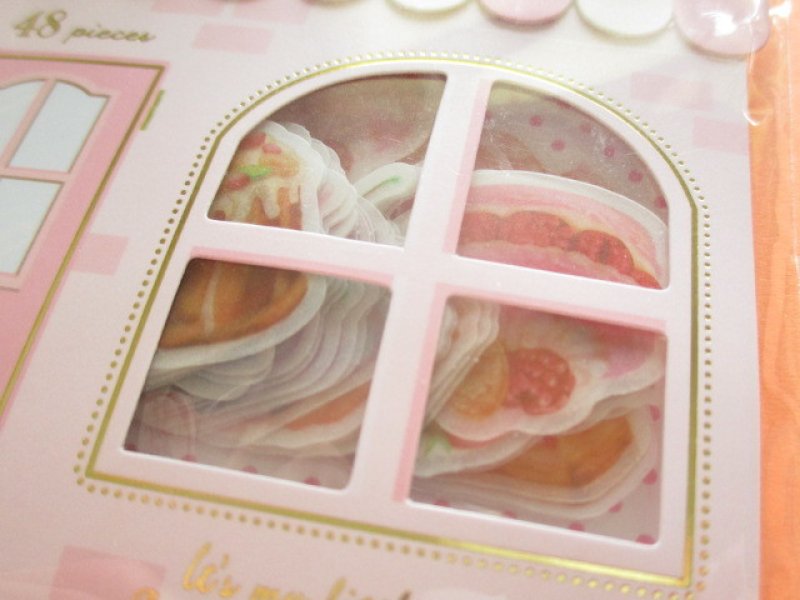 Photo1: Dolce Mart Sticker Flakes Sack Q-LiA *Lovely Sweets (31216)