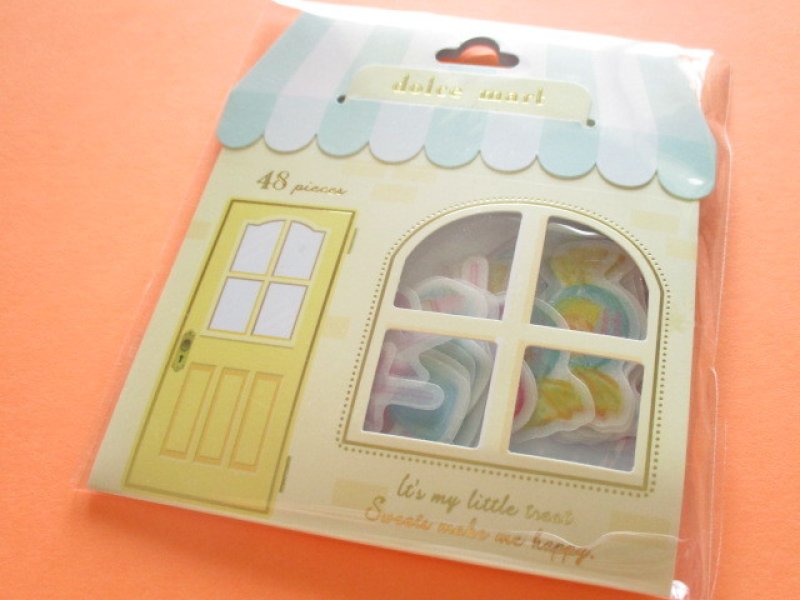 Photo1: Dolce Mart Sticker Flakes Sack Q-LiA *Candy (31215) (1)