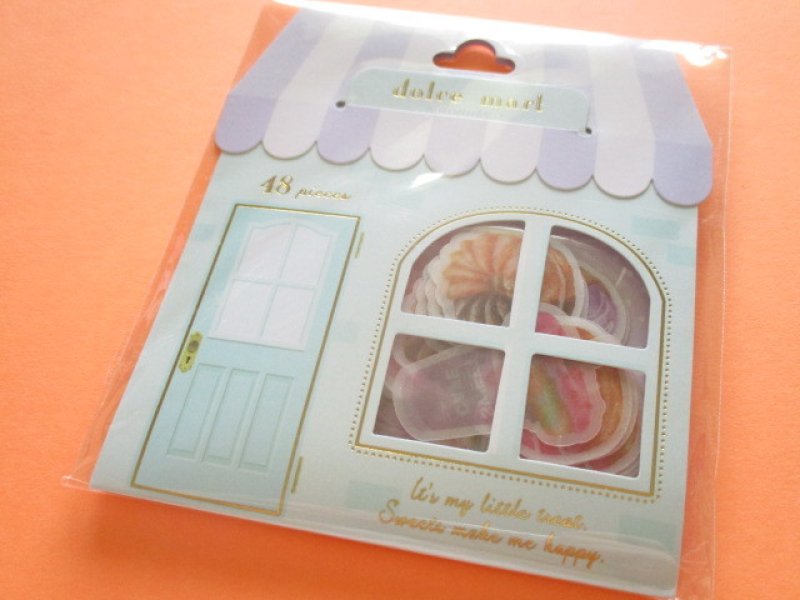 Photo1: Dolce Mart Sticker Flakes Sack Q-LiA *Donut (31219) (1)