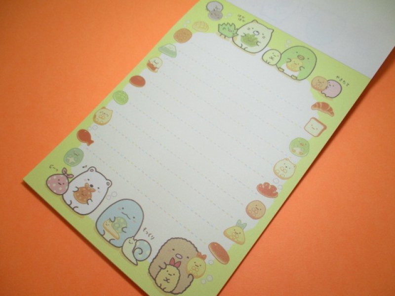 Photo2: Kawaii Cute Large Memo Pad Sumikkogurashi San-x *すみっこパンきょうしつ (MW52101)