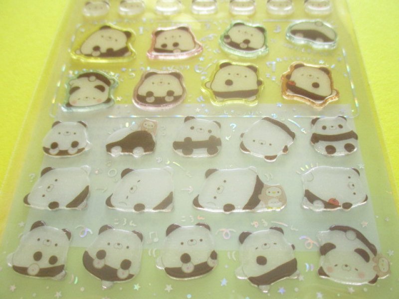 Photo2: Kawaii Cute Colorful Clear Sticker Sheet San-x *Hamipa (SE39010)