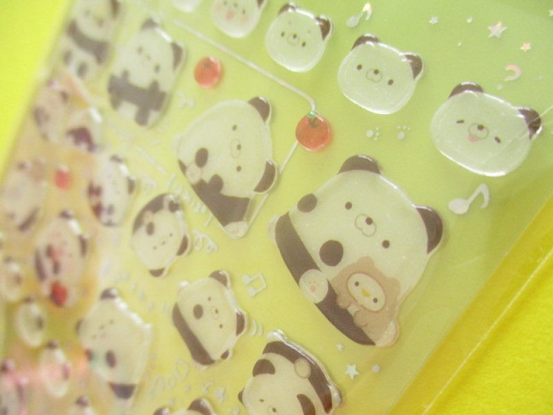 Photo3: Kawaii Cute Colorful Clear Sticker Sheet San-x *Hamipa (SE39010)