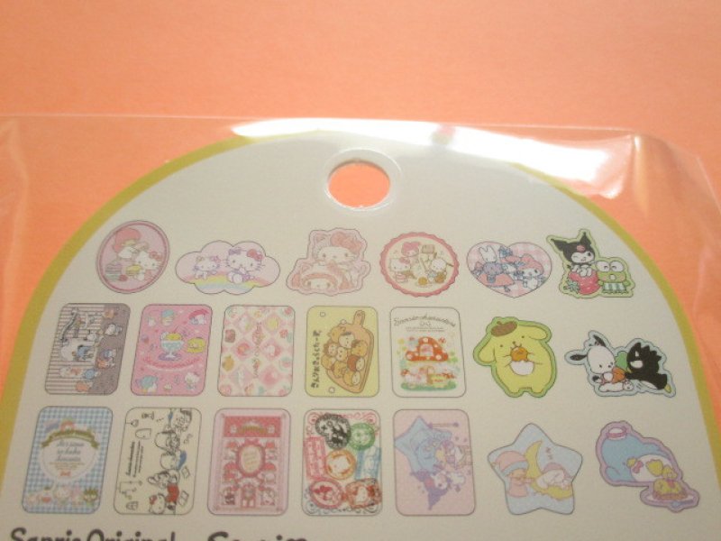 Photo2: Kawaii Cute Sticker Flakes Pack in the Plastic Case Sanrio Original *Sanrio Characters B (03860-1)